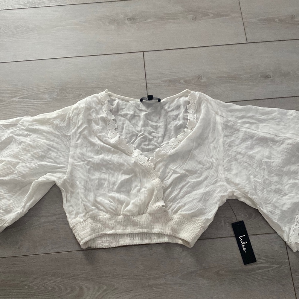 Lulus White Beach Coverup Top